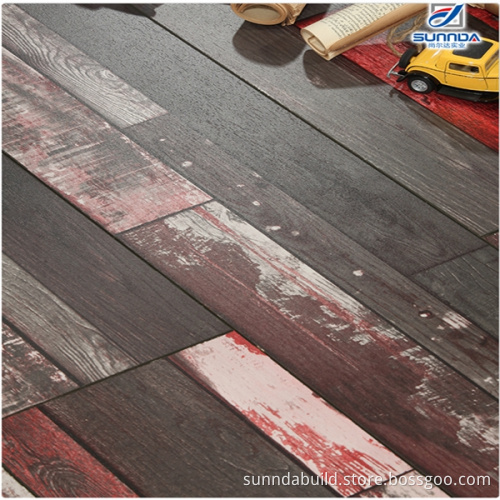 Hot selling New designs colorful wooden decor Russia Oak floor facotry price,matte non slip Wood Flooring tiles in foshan